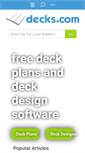 Mobile Screenshot of decks.com