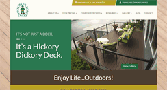 Desktop Screenshot of decks.ca